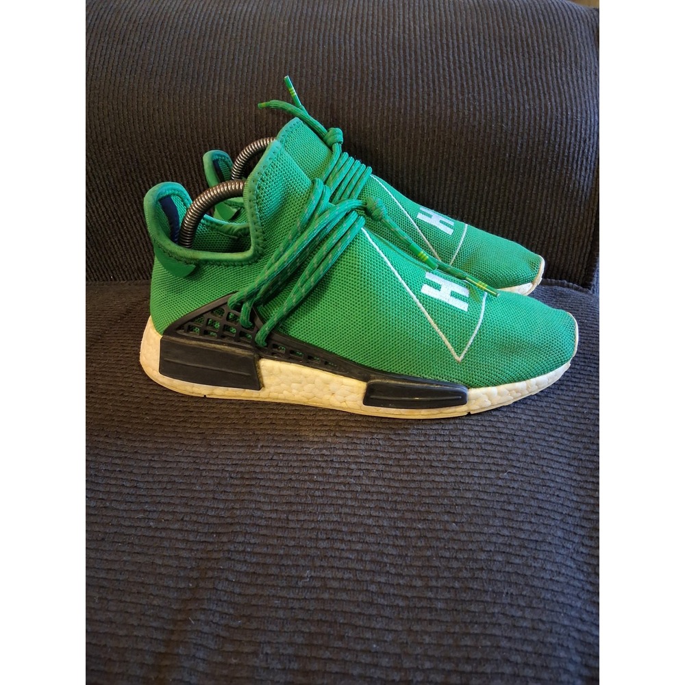 Adidas Pharrell Williams Human Race NMD Green Hu BB0620 Mens Size 6 Sneakers - Picture 3 of 8